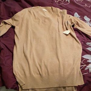 NWT cream tunic sweater!